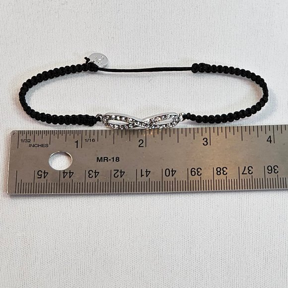 Infinity Woven Bracelet - Touchstone Crystal by Swarovski - Picture 5 of 5